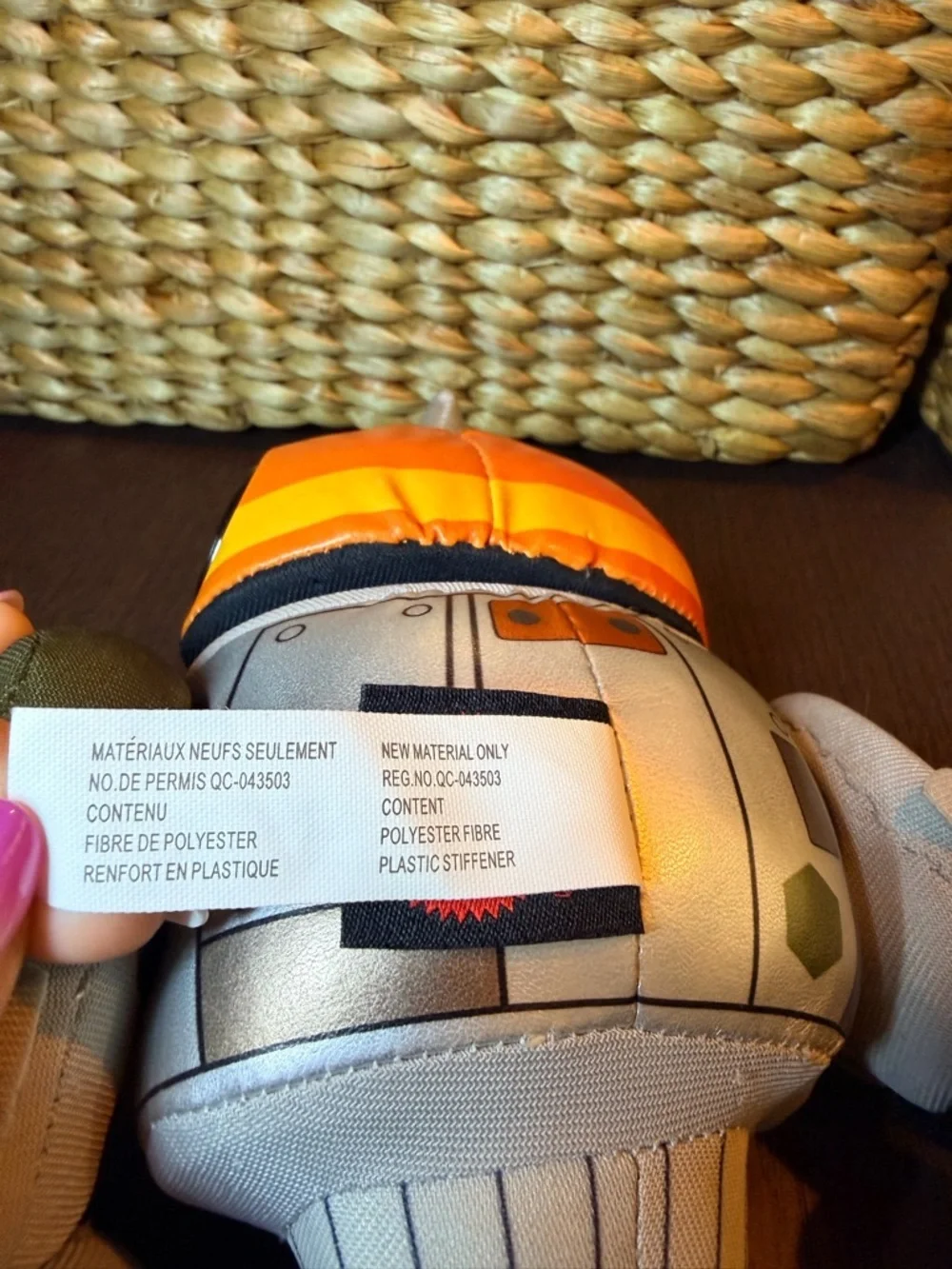 Star Wars Galaxy’s Edge Trading Post Chopper Droid Plush with removable parts